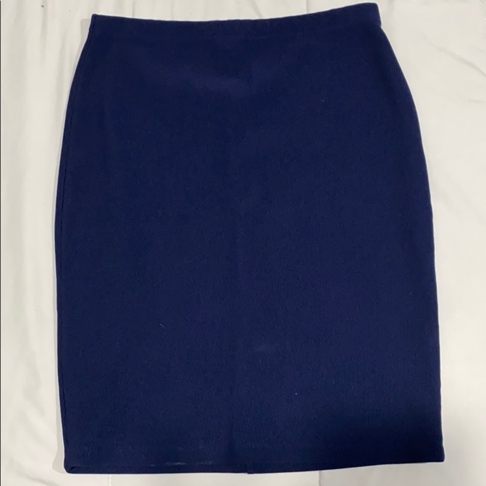 NAVY PENCIL SKIRT